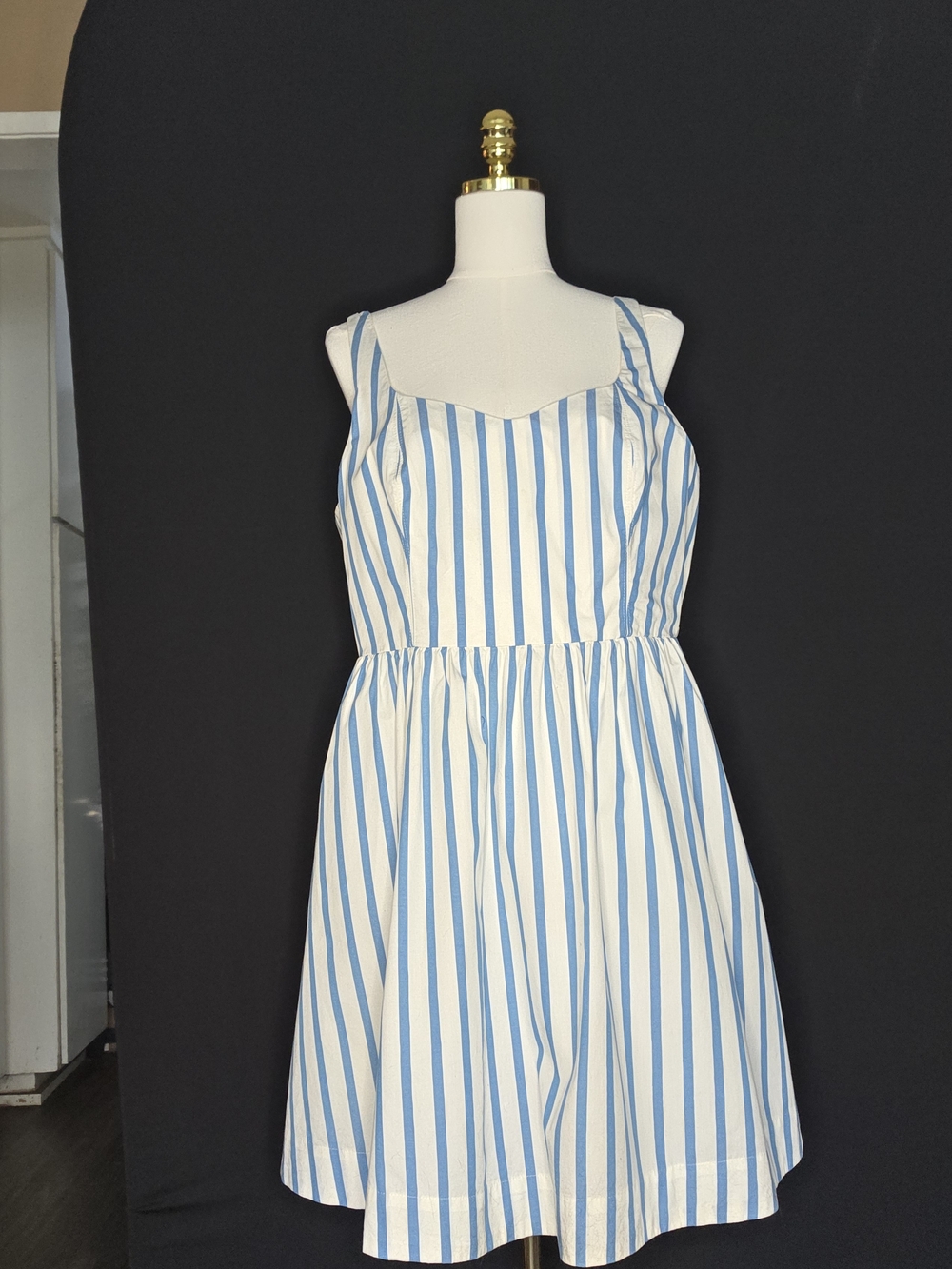 Old Navy Blue & White Striped Sundress